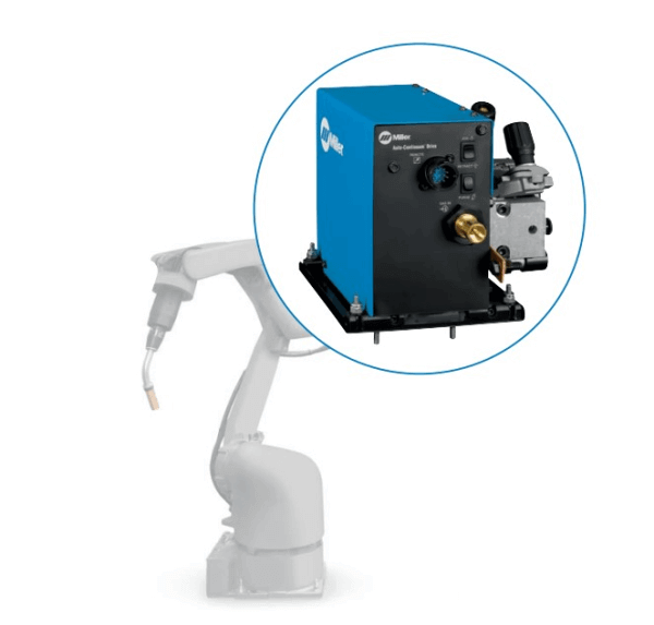 Miller Auto-Continuum Wire Drive, Left 301207 Robot Hand Magnified Miller Auto-Continuum Wire Drive, Left 301207 Robot Hand Magnified